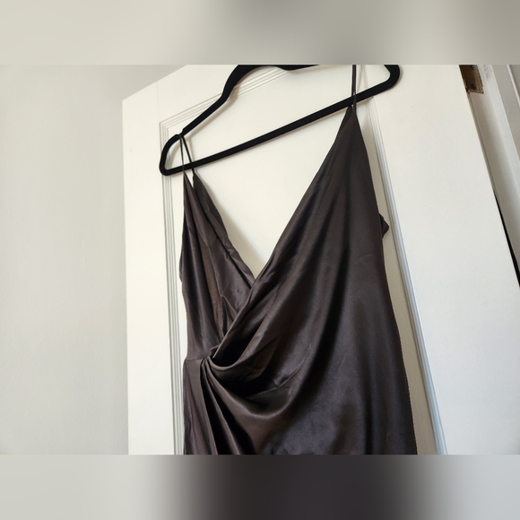 House of CB Black Satin Dress - Picture 11 of 16